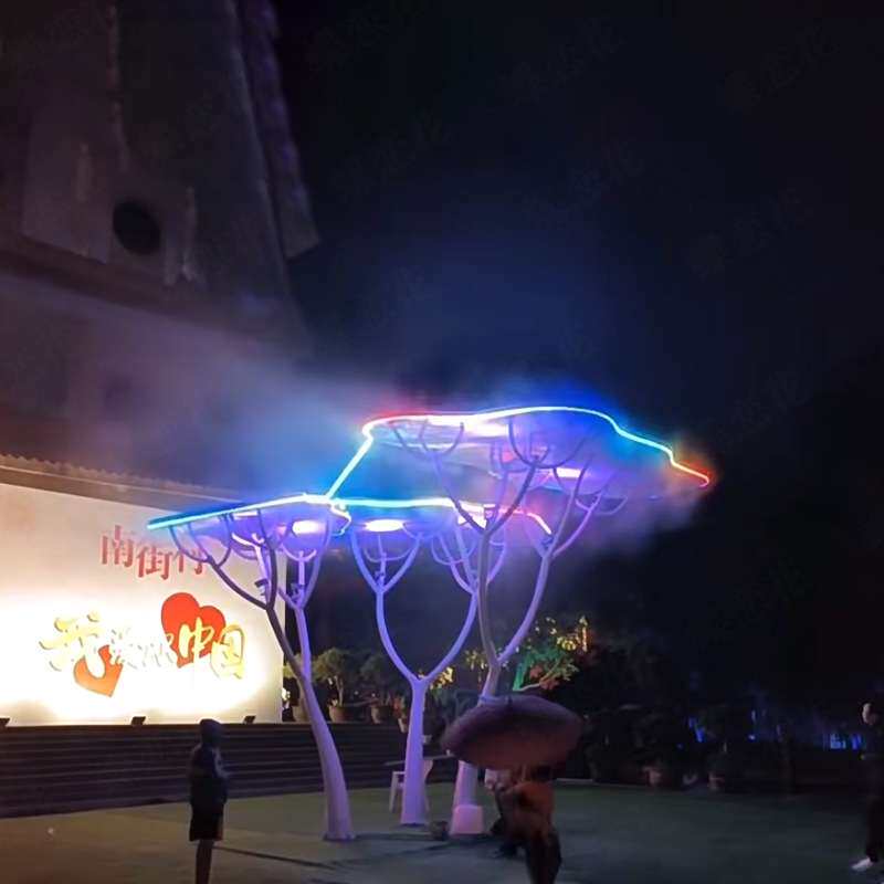 雾森天空之树 网红打卡拍照景观设施 文旅景区灯光亮化设计制造