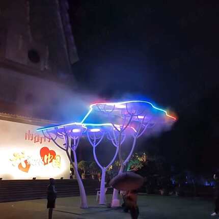 雾森天空之树 网红打卡拍照景观设施 文旅景区灯光亮化设计制造