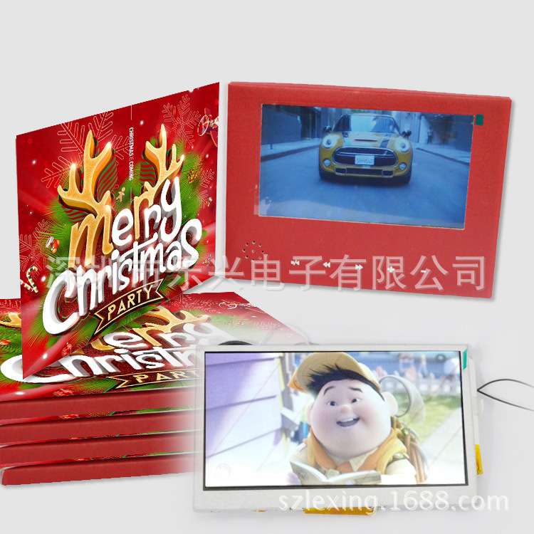 厂家直供电子视频贺卡企业邀请函贺卡 视频邀请函 企业视频宣传册
