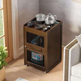 移动茶车小茶台茶水柜泡茶茶具套装一体烧水客厅茶盘茶几茶桌收纳