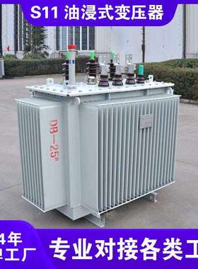 S11-1250kva/10-0.4kv电力全铜变压器价格油浸式变压器大楼变压器