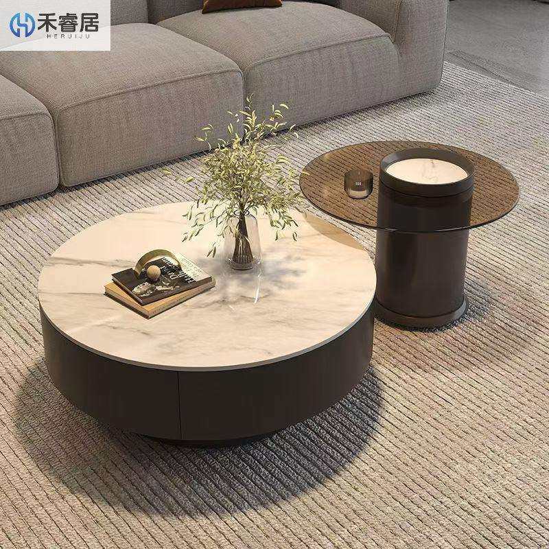 意式轻奢岩板茶几组合极简储物客厅圆形家用茶桌小户型茶室圆茶几,农机/农具/农膜,播种栽苗器/地膜机,淘宝优惠券,粉丝福利购,淘宝优惠卷