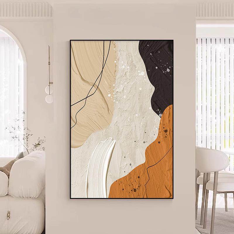 现代简约风寓意好正对门口正对的玄关画橙色走廊入户过道挂画,农机/农具/农膜,播种栽苗器/地膜机,淘宝优惠券,粉丝福利购,淘宝优惠卷