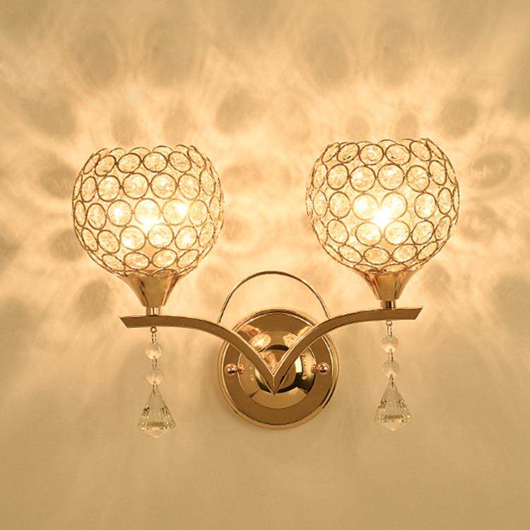 厂家，客厅、卧室、过道，[简约时尚]LED水晶壁灯X20