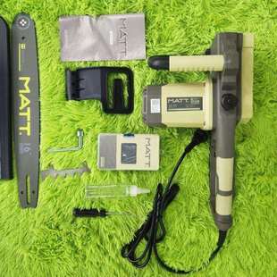 马特918电链锯220V插电电链锯2200瓦16寸导板大功率电锯纯垒德株