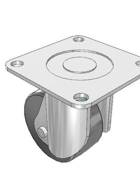 CHJFD65 2.5寸 米思米MISUMI低重心脚轮 平板式万向型