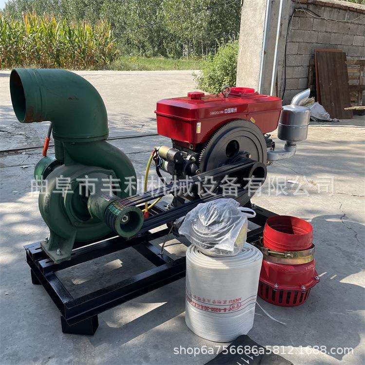 农田灌溉高压泵 柴油拖车款混流泵 4寸6寸柴油自吸泵