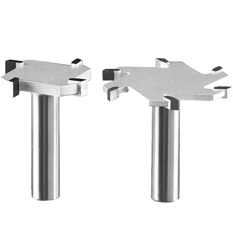 金刚石铣刀T型槽锯木工槽刀榫合刀数控开槽刀滚珠T型刀木板开槽刀