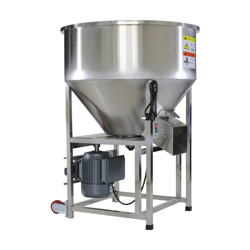 饲料搅拌机拌料机养殖场小型家用纯铜全不锈钢拌种机塑料颗粒混合