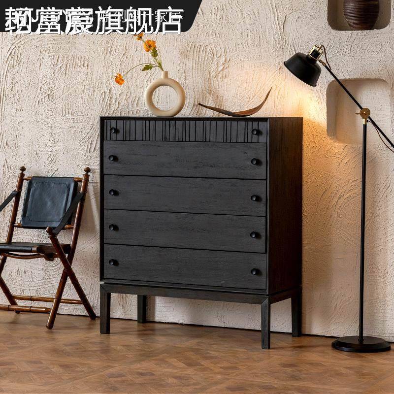 珂富宸斗 柜 现代简约收纳北欧轻奢抽屉式家具中小户型客厅卧室实木五斗 柜摆件饰品垫垫