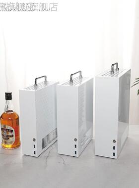 珂富宸驭匠P02白色手提P04迷你MINI台式机电脑小机 箱HTPC佑泽非傻瓜超人摆件饰品垫垫床笠拉车