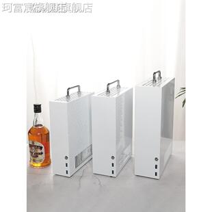 珂富宸驭匠P02白色手提P04迷你MINI台式机电脑小机 箱HTPC佑泽非傻瓜超人摆件饰品垫垫床笠拉车