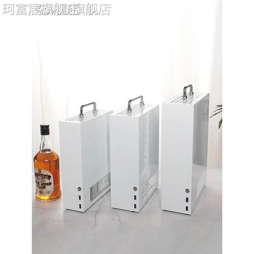 珂富宸驭匠P02白色手提P04迷你MINI台式机电脑小机 箱HTPC佑泽非傻瓜超人摆件饰品垫垫床笠拉车盖布