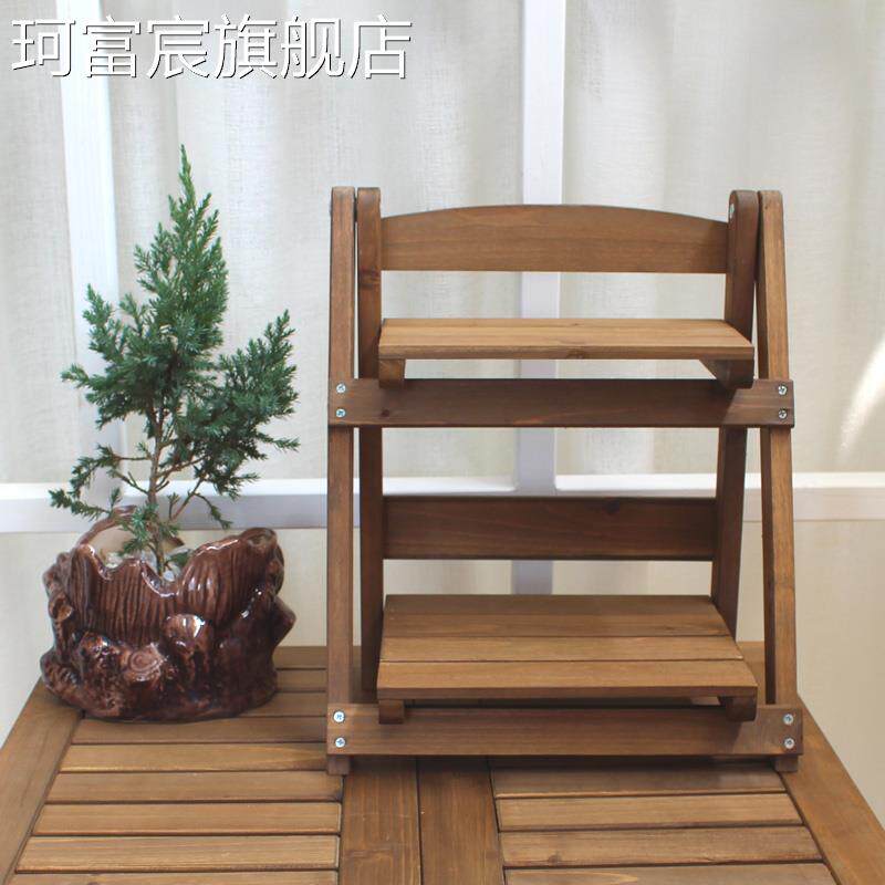 珂富宸两层实折叠木架办公桌课桌学习桌电脑桌上抽屉架小书架多肉架包邮摆件饰品床笠拉车盖布