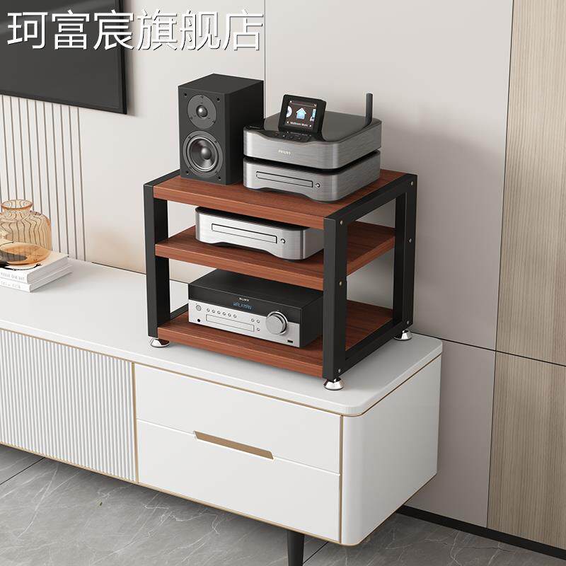 珂富宸鑫惠声小型功放机架胆机支架桌面耳机放大器音响CD机柜解码器架子摆件饰品床笠拉车盖布