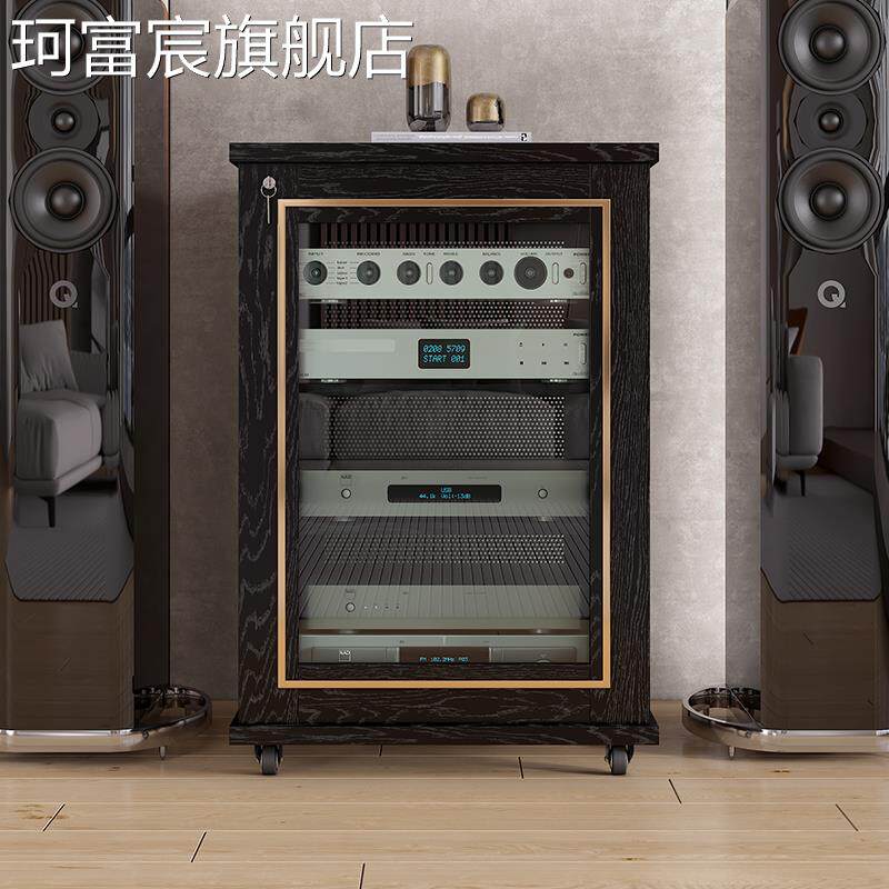 珂富宸功放柜影音柜影剧院Ktv移动音箱柜U条设备柜视听柜功放柜U条摆件饰品床笠拉车盖布