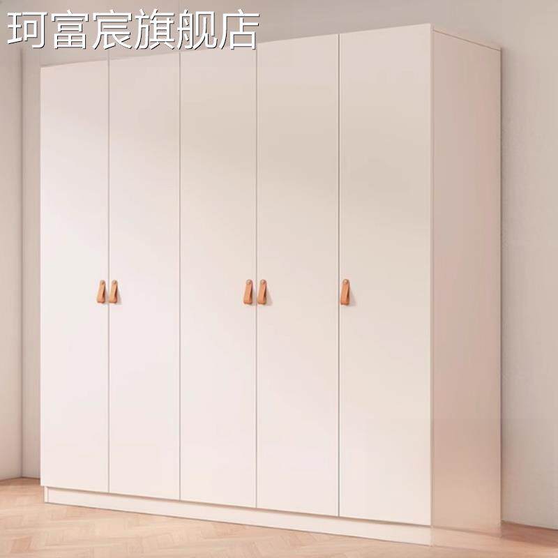 珂富宸衣柜全实木卧室家用新款2025爆款简易组装出租房用小户型儿童衣橱摆件饰品床笠拉车盖布