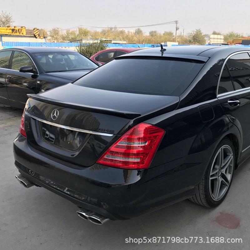 适用奔驰S級W221尾翼 S300 S350 S400 S550 S63L S65改装AMG顶翼