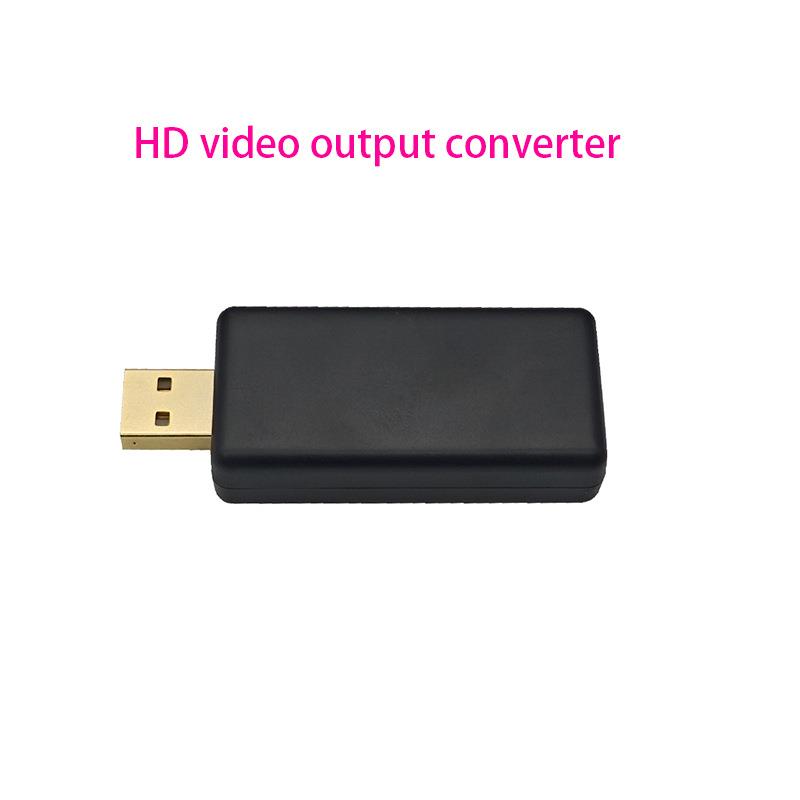 On-board rear headrest displays HD video converter/USB TOHDM