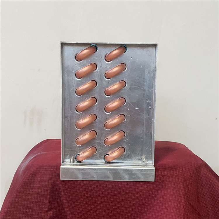 制冷展示柜冰柜风冷水冷小型铜管散热器热交换蒸发器翅片式冷凝器