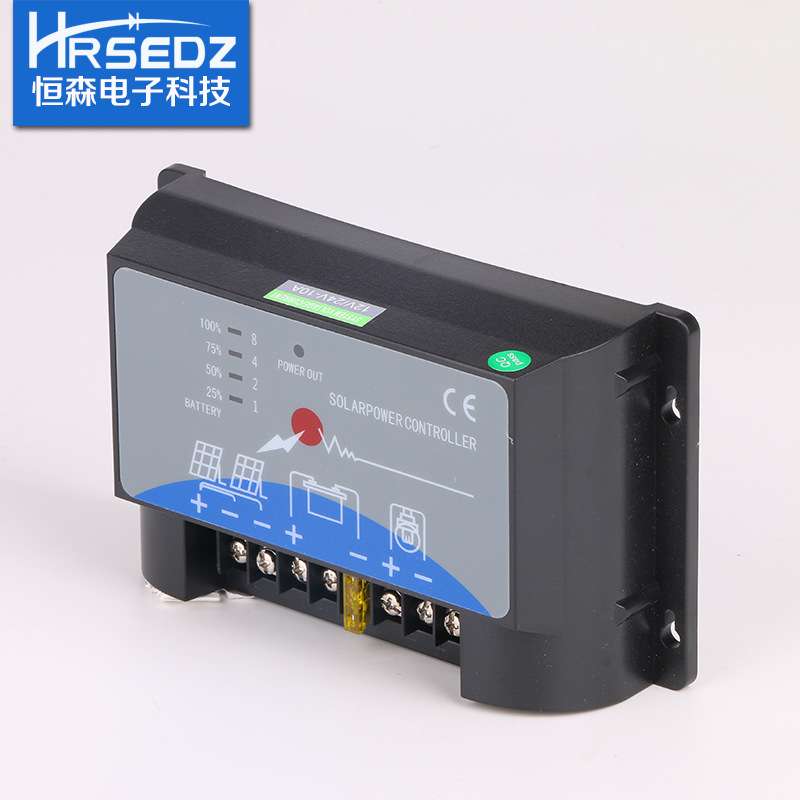 厂家直销太阳能控制器SL2430-10A12V24V自动识别充放电光伏控制器