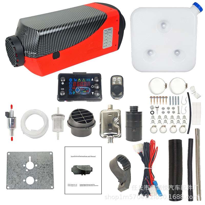 跨境驻车加热器空气柴油12v24v取暖器燃油分体机