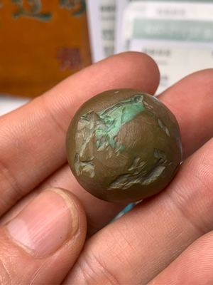 湖北纯天然原生态原矿绿松石圆珠桶珠散珠珠配珠