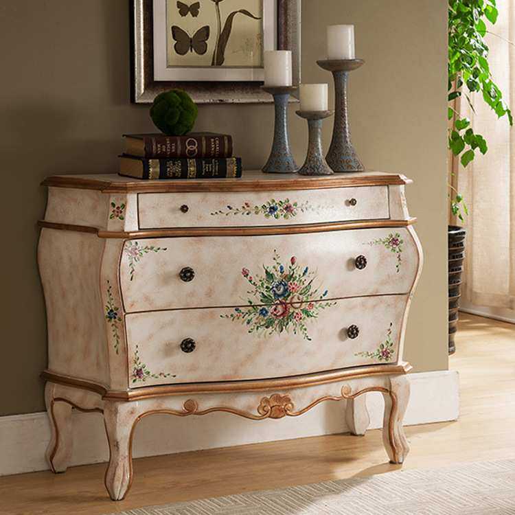 至高美式彩绘玄关柜实木三斗抽屉柜储物柜复古白彩绘边柜工厂,模玩/动漫/周边/娃圈三坑/桌游,模型制作工具/辅料耗材,淘宝优惠券,粉丝福利购,淘宝优惠卷