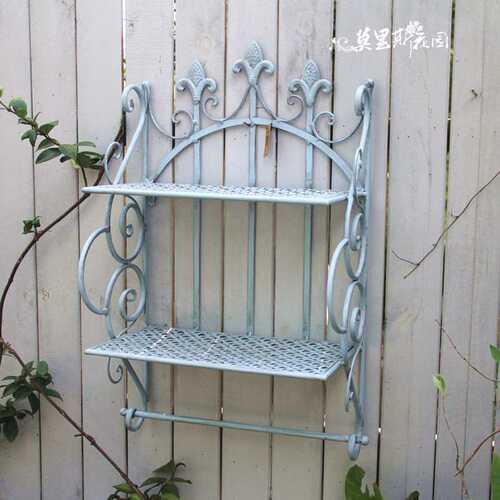Garden Wall Surface Wall Shelf Flower Stand Hook Shelf Rack