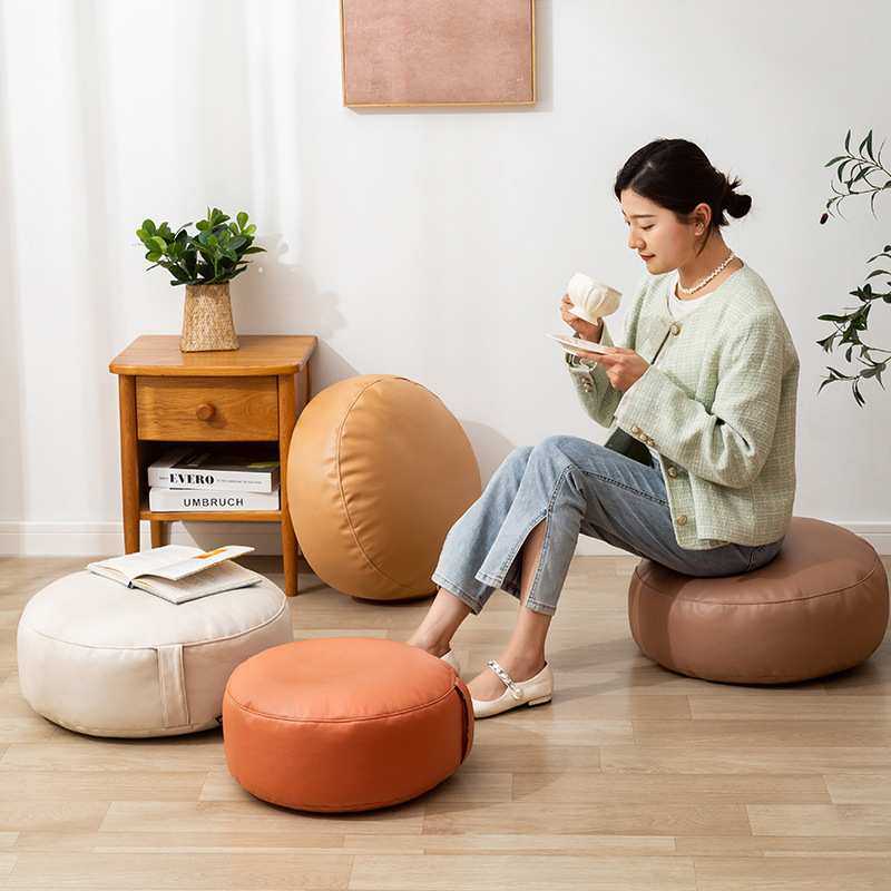 日式科技布加厚蒲团飘窗坐垫地上家用皮质免洗打坐圆坐墩榻榻米垫,模玩/动漫/周边/娃圈三坑/桌游,模型制作工具/辅料耗材,淘宝优惠券,粉丝福利购,淘宝优惠卷