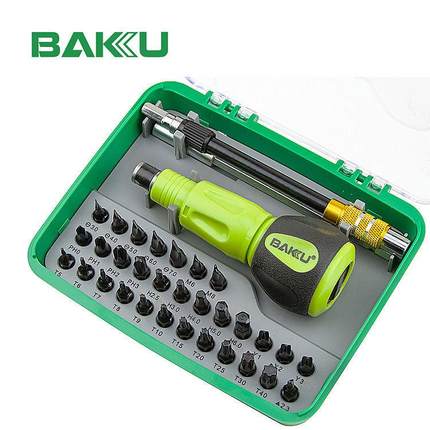 巴酷BK-3034螺丝刀组合套装手机电脑笔记本相机拆机螺丝批头34合1