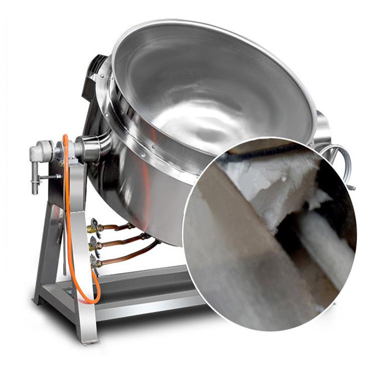 全自动电磁加热夹层锅蜜饯果酱豆馅凉粉等产品的加工设备