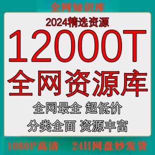资料库各行各业付费小知识课程视频教程资源网盘短视频素材
