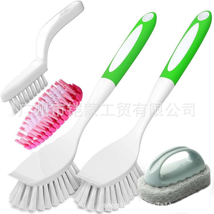 5件套套装厨房锅碟刷洗碗刷子刷锅清洁用具长柄清洁小刷子