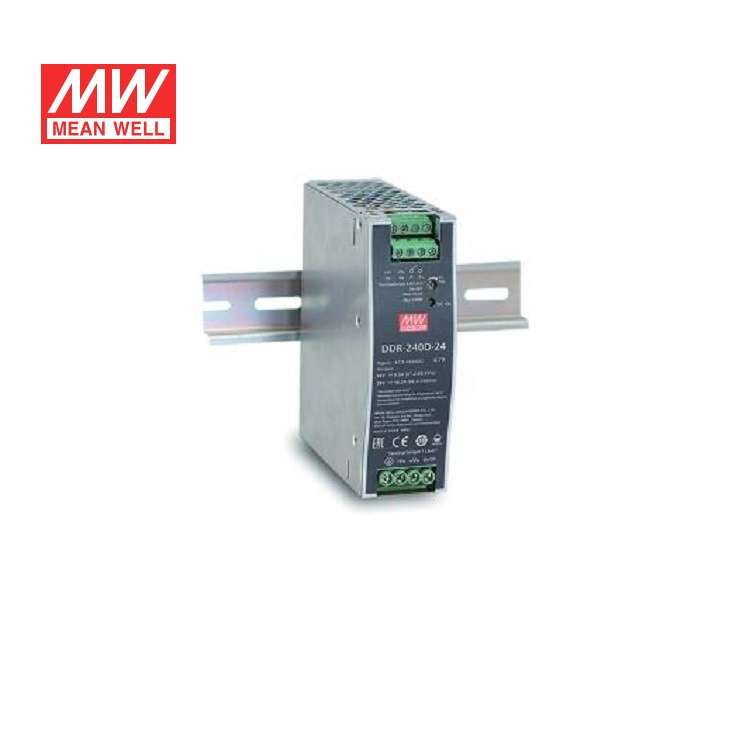 DDR-240D-24明纬240W导轨型直流开关电源24V10A输入67.2~154VDC