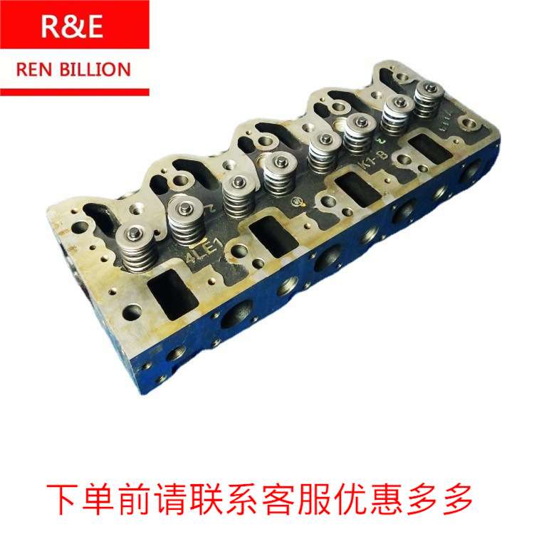 五十铃欧3原厂 4LE1缸盖总成挖掘机 4LE2发动机配件