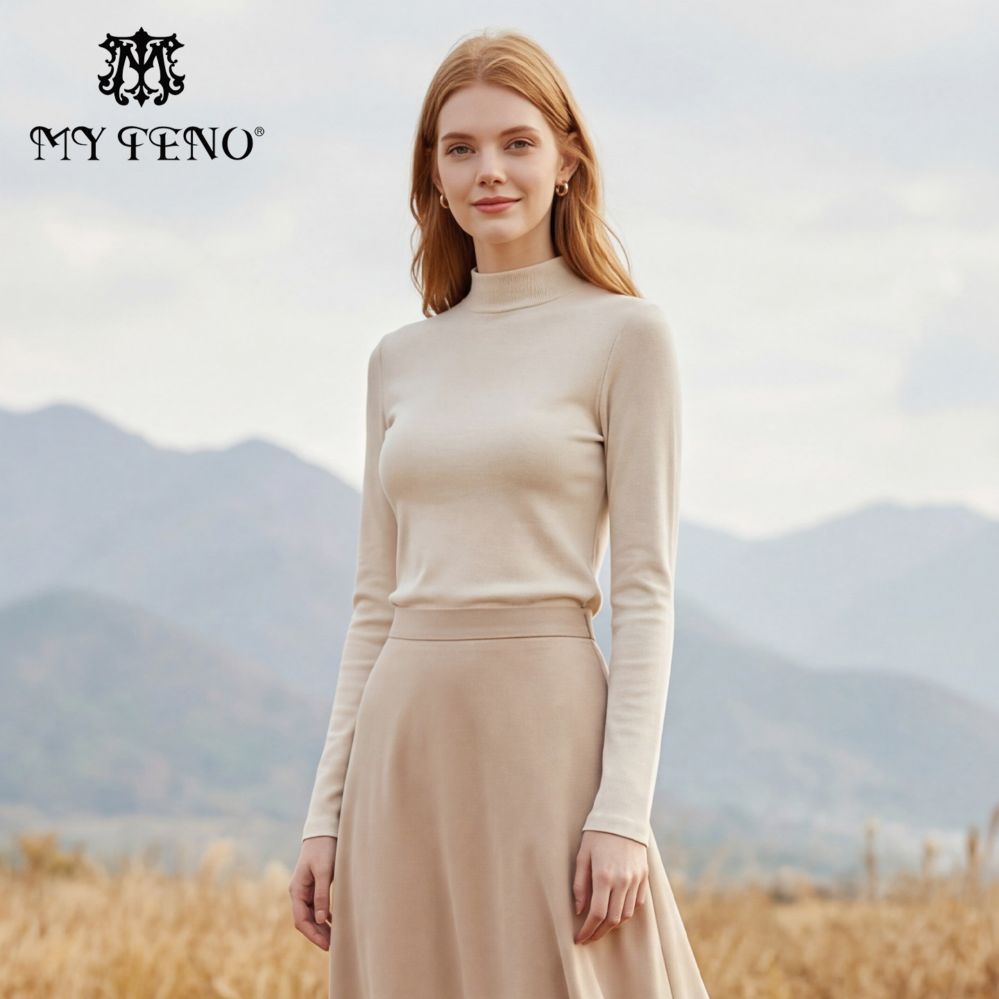 马天奴女装春秋新款纯色半高领针织衫修身打底衫毛衫毛衣上衣长袖