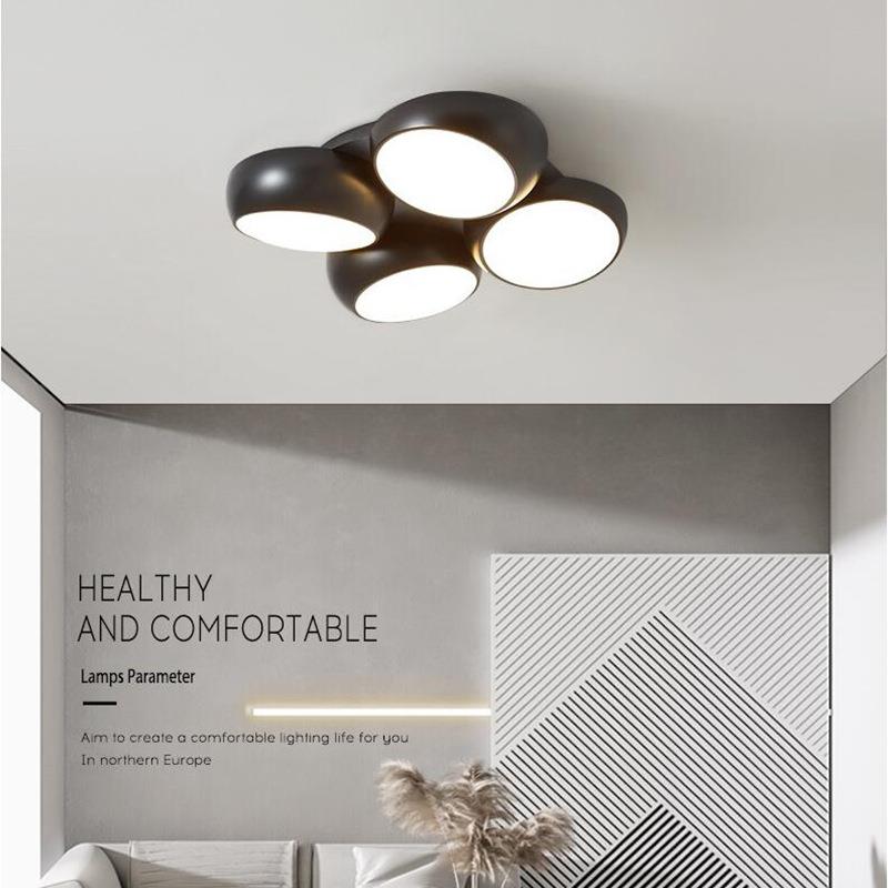 北欧创意客厅吸顶灯现代大气个性餐厅书房灯极简设计师款主卧室灯