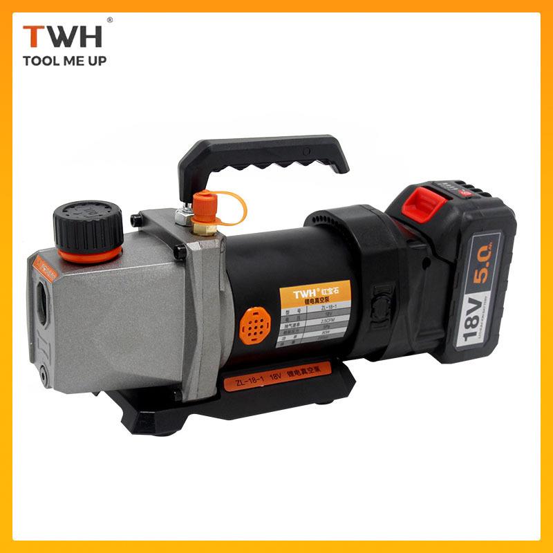 18V锂电池真空泵 2.5CFM汽车制冷维修工具 带认证