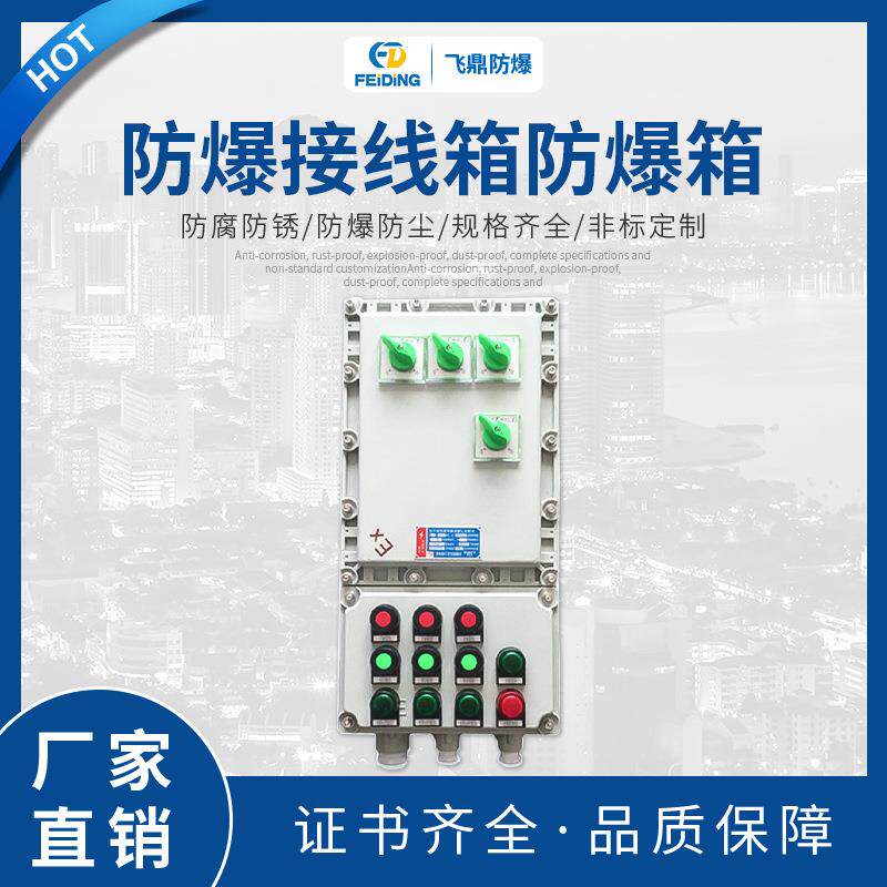 防爆接线箱不锈钢防爆箱防爆箱壳体防爆照明动力防爆配电箱