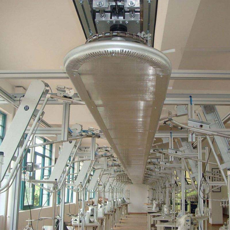 缝制服装车间悬挂吊挂系统流水厂家直销上线培训支持全尺寸定自