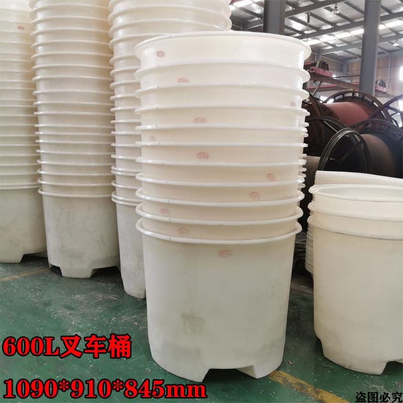 PE大口腌制塑料圆桶1500升敞口染整布料塑料叉车桶1吨纺织印染桶