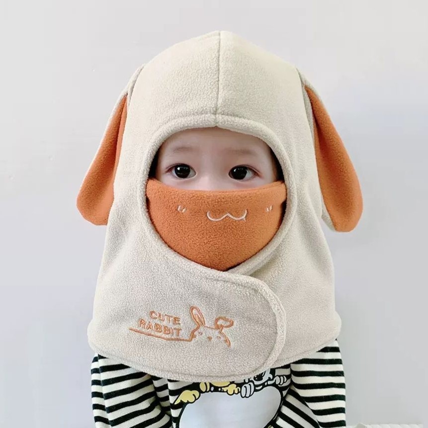 宝帽子冬季护耳朵口罩一体