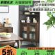 边实木角墙角柜置物架三角柜餐餐厅拐家逸书柜柜角落转角酒柜靠墙