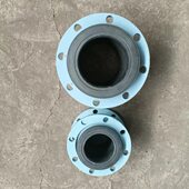 可家 厂软连接法兰接头震橡胶橡胶软接头 心异径同曲挠现货式