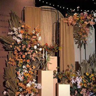 路引方形区铁架花架指示牌架子背景婚庆铁艺道具迎宾装 舞台 饰新款