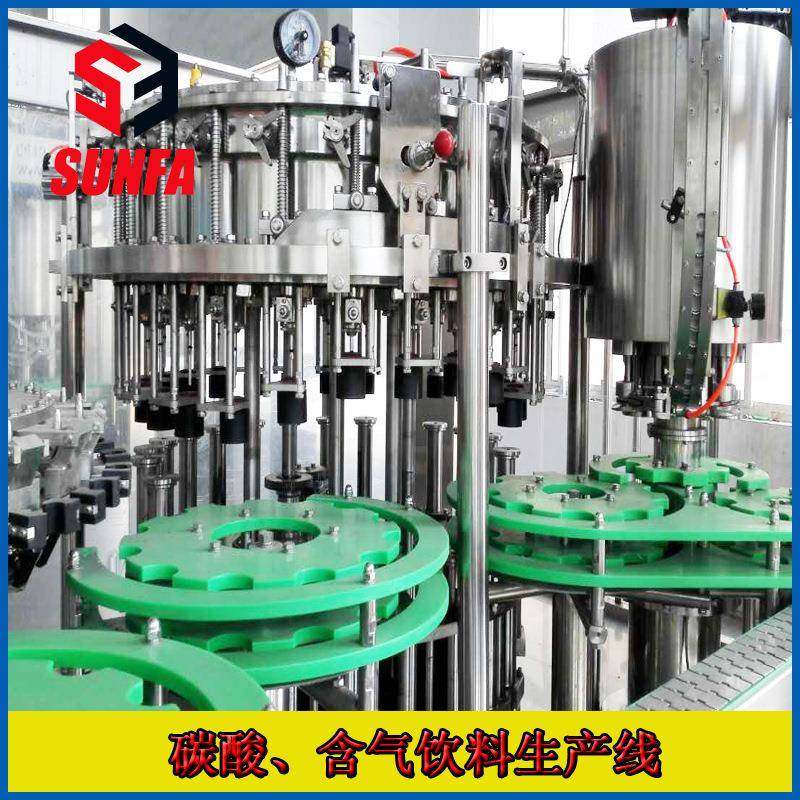 松发机械厂家定制含气饮料灌装机设备含气酒生产设备