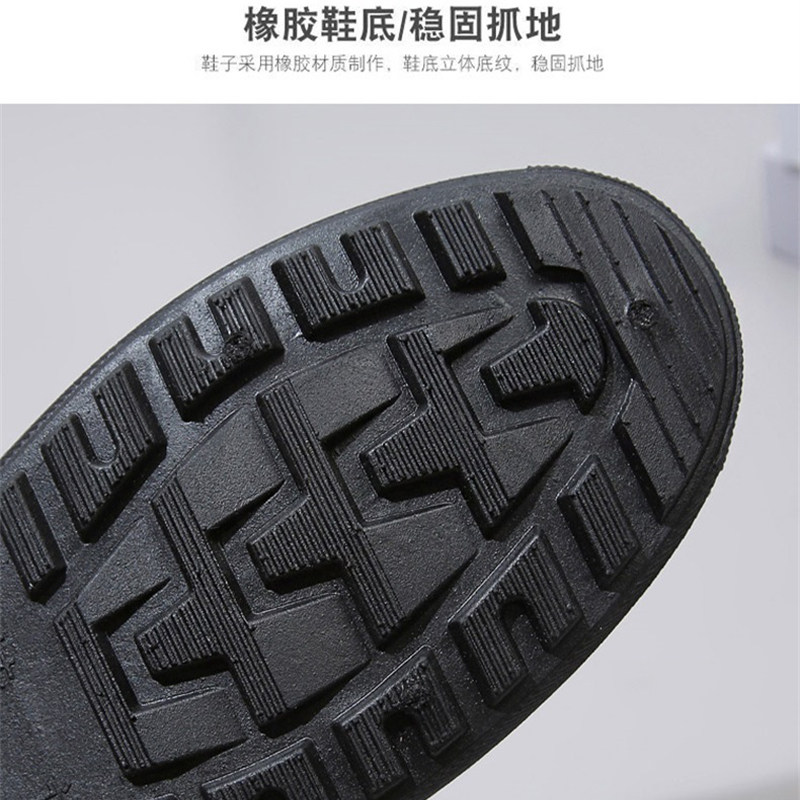 极速解放鞋男款夏季工地耐磨蓝色军训鞋胶鞋O女迷彩工作布鞋帆布图片