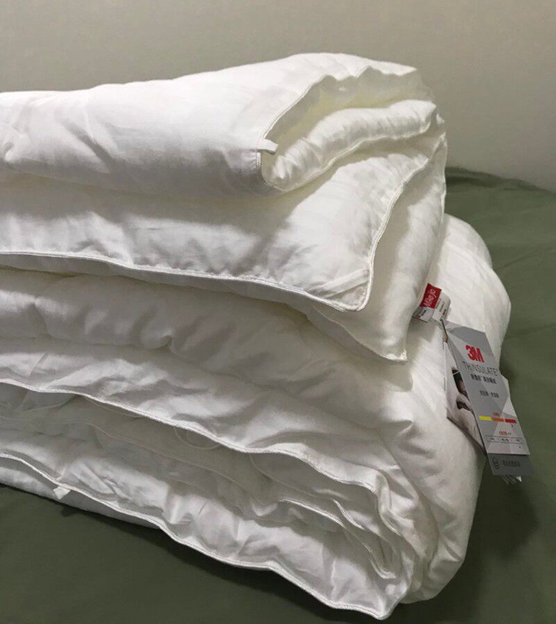 春秋被夏薄被冬被使用3M新雪丽高效暖绒儿童单人防螨防潮可机洗