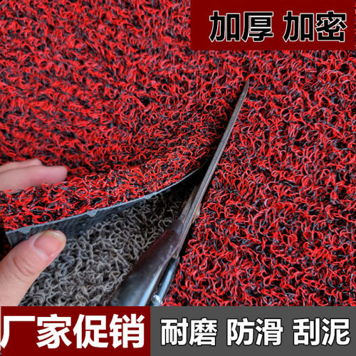 PVC塑料丝圈入户地毯商用防滑垫室外除尘防水脚垫进门垫耐磨地垫